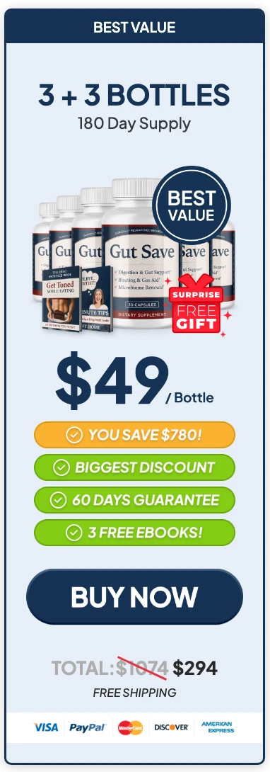 Gut Save 6 bottles